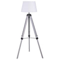 Dayton - Empire Shade Metal Tripod Floor Lamp - Gray