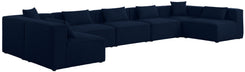 Cube - Modular Sectional 7 Piece - Navy