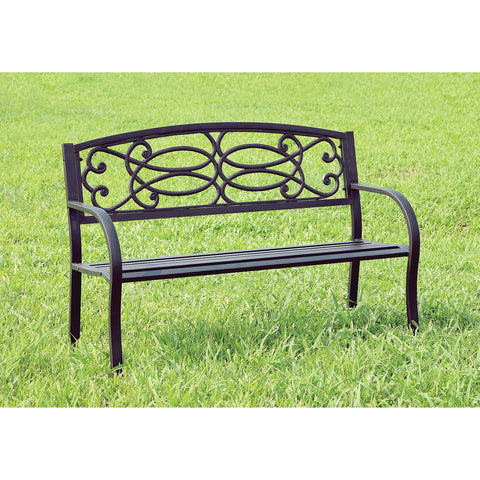 Potter - Patio Steel Bench - Black