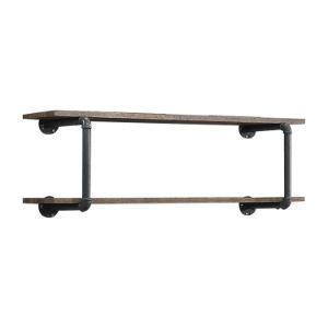 Brantley - Wall Shelf - Antique Oak & Sandy Gray Finish