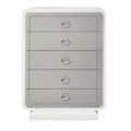 Allendale - Chest - Ivory & Latte High Gloss