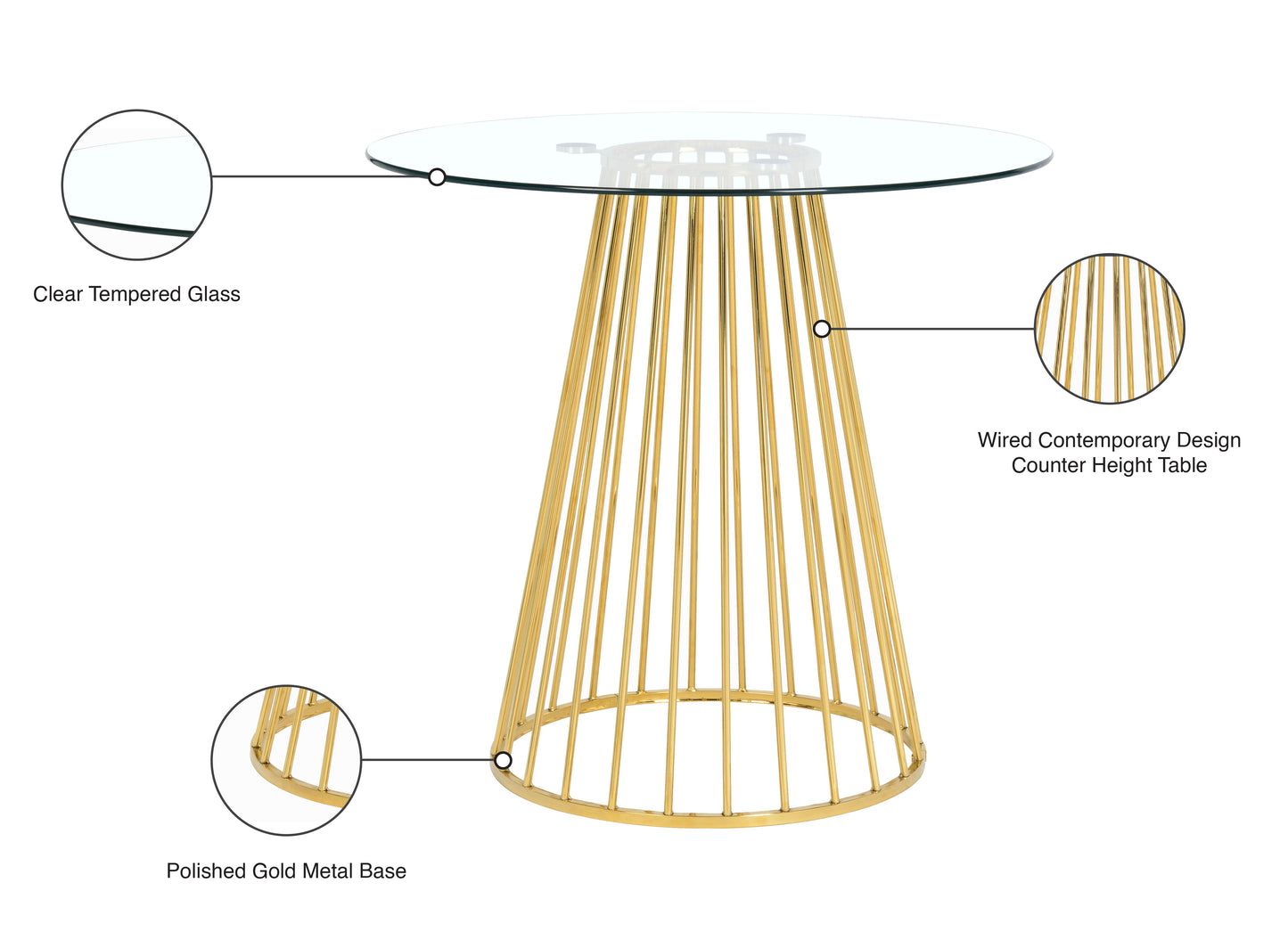 Gio - Counter Height Table