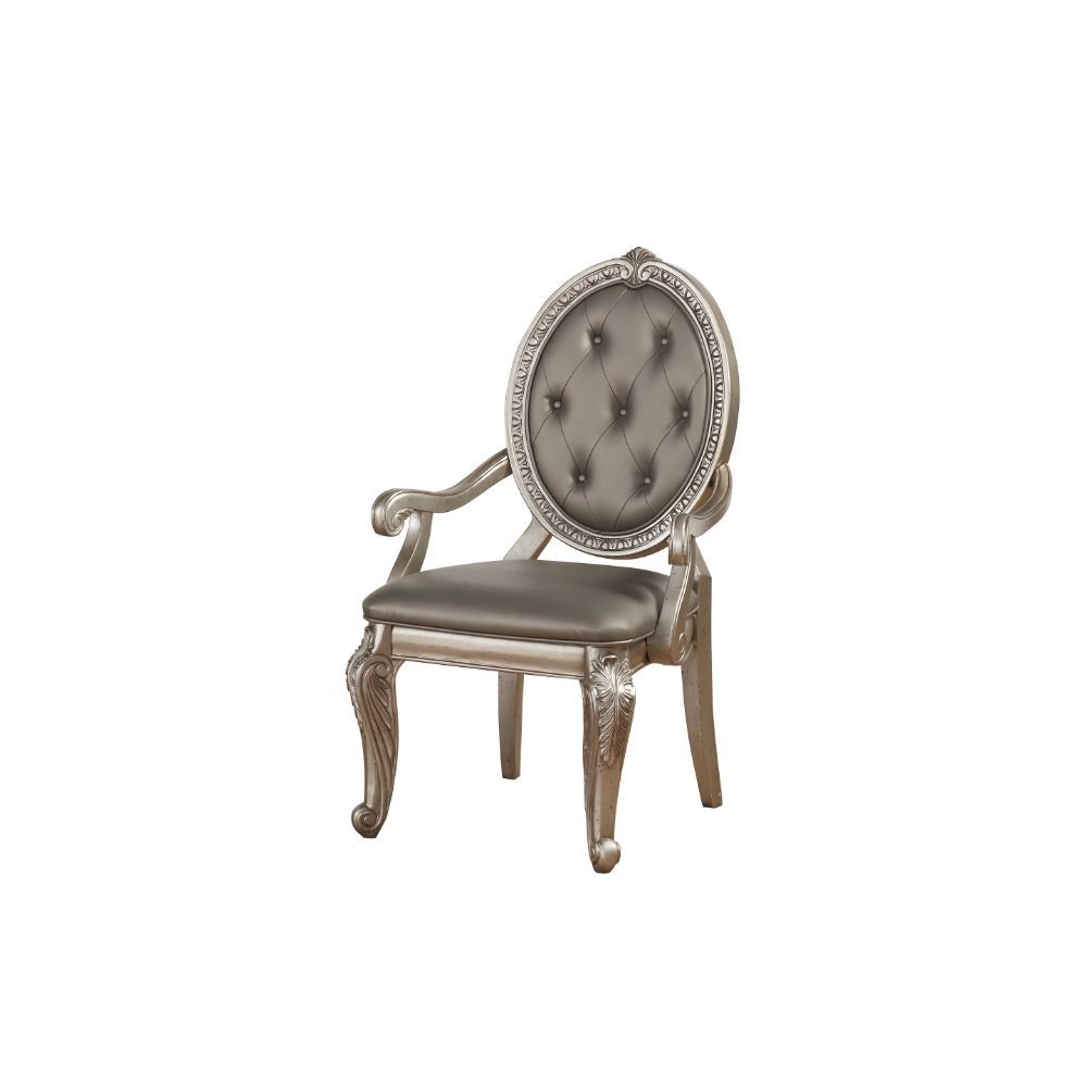 Northville - Chair (Set of 2) - PU & Antique Silver