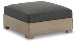 Citrine Park - Brown - Ottoman With Cushion