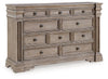 Blairhurst - Dresser - Light Grayish Brown