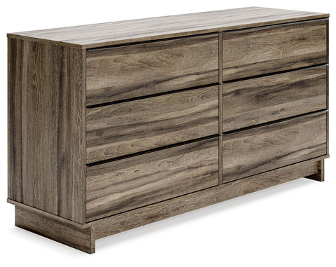 Shallifer - Brown - Six Drawer Dresser