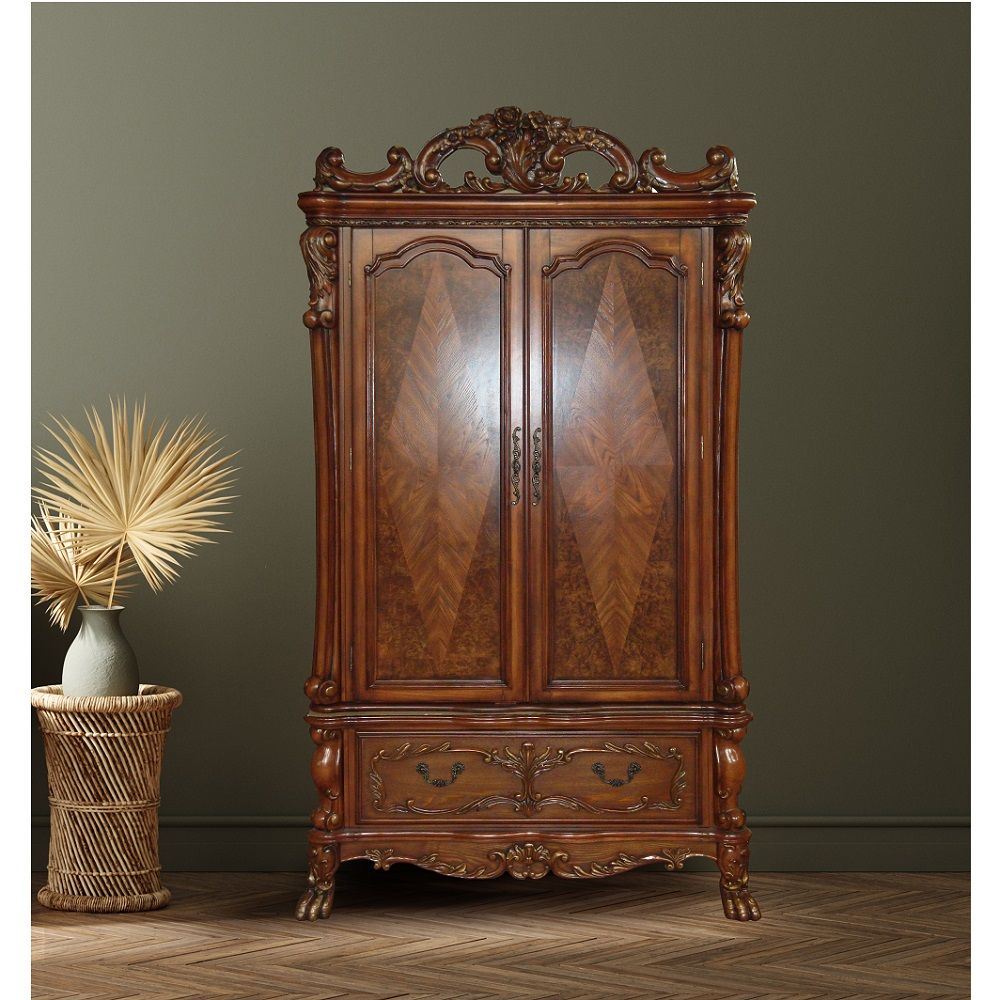 Dresden - Wardrobe/TV Armoire - Cherry Oak