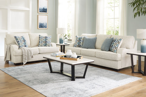 Beige / 2 Pc. Sofa, Loveseat