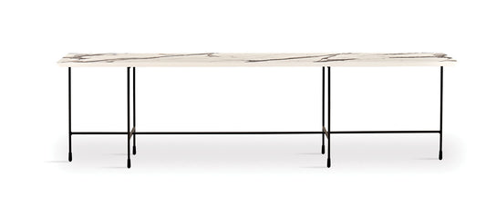 Solaro - Long Coffee Table - Marble Patterned