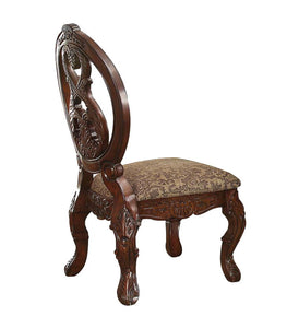 Rovledo - Side Chair (Set of 2) - Fabric & Cherry