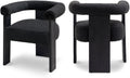 Barrel - Dining Chair - Black - Fabric