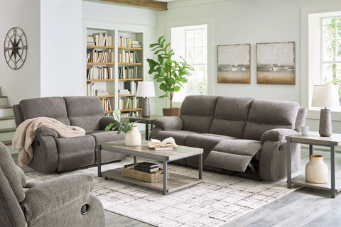 Dark Gray / 3 Pc. - Reclining Sofa, Reclining Loveseat, Rocker Recliner