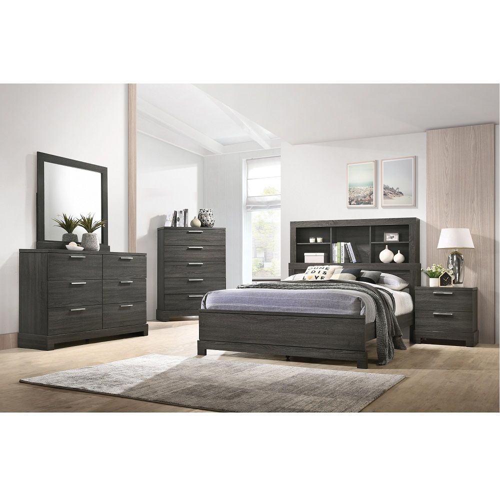 Lantha - Nightstand - Gray Oak