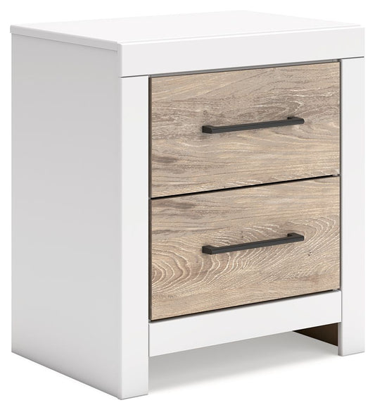 Charbitt - Two-tone - Two Drawer Night Stand