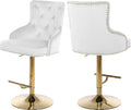 Claude - Adjustable Stool with Gold Base