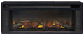 Entertainment - Black - Fireplace Insert - Rectangular