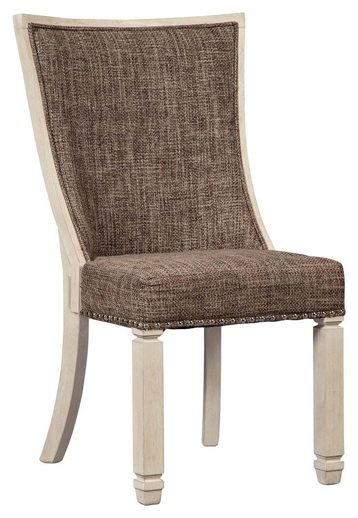 Bolanburg - Brown / Beige - Dining UPH Side Chair (Set of 2) - Lattice Back