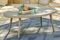 Swiss Valley - Beige - Outdoor Coffee Table With 2 End Tables