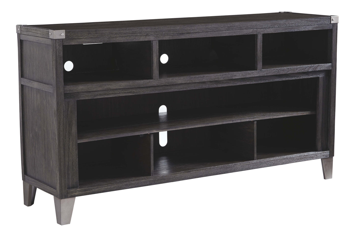 Todoe - Gray - LG TV Stand w/Fireplace Option