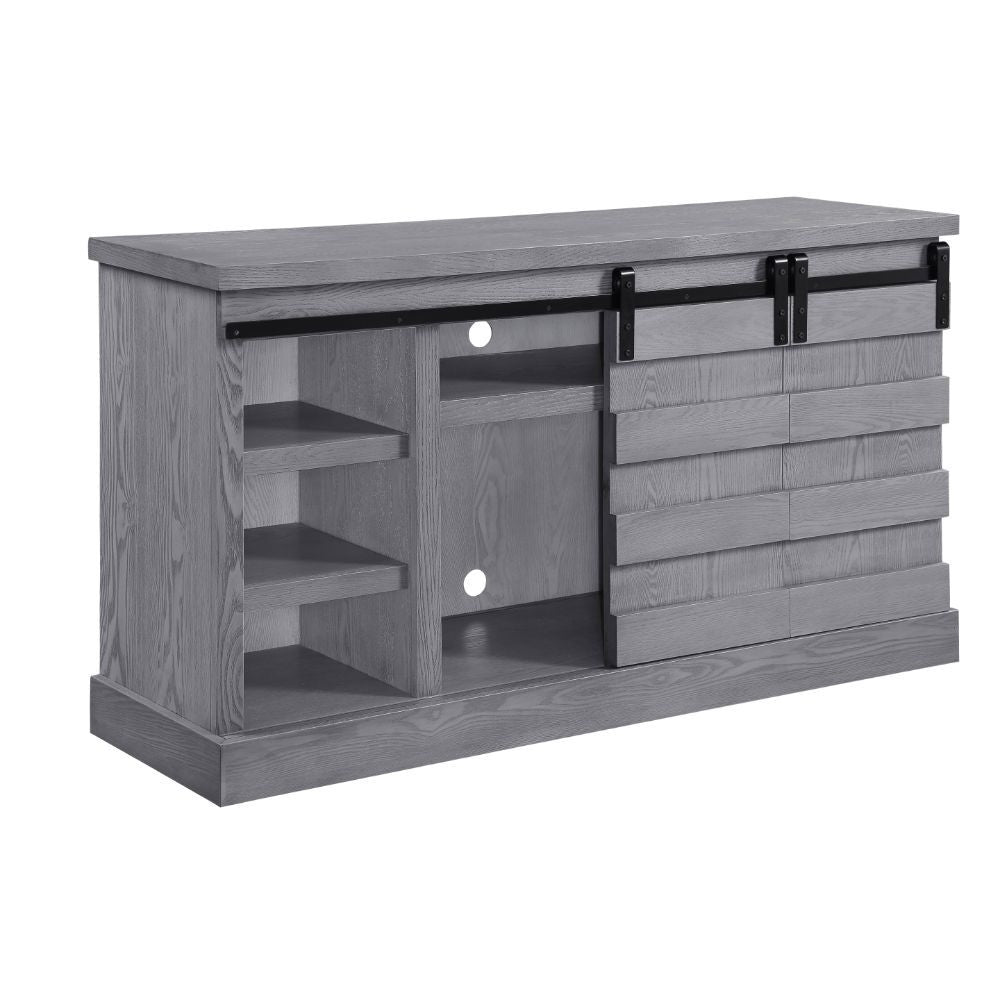 Amrita - TV Stand - Gray Oak