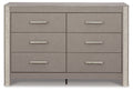 Surancha - Gray - Six Drawer Dresser