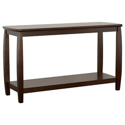 Dixon - Wood Entryway Console Table With Shelf - Cappuccino