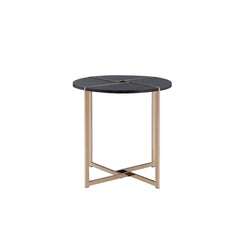 Bromia - End Table - Black & Champagne