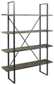 Gilesgrove - Black / Gray - Bookcase