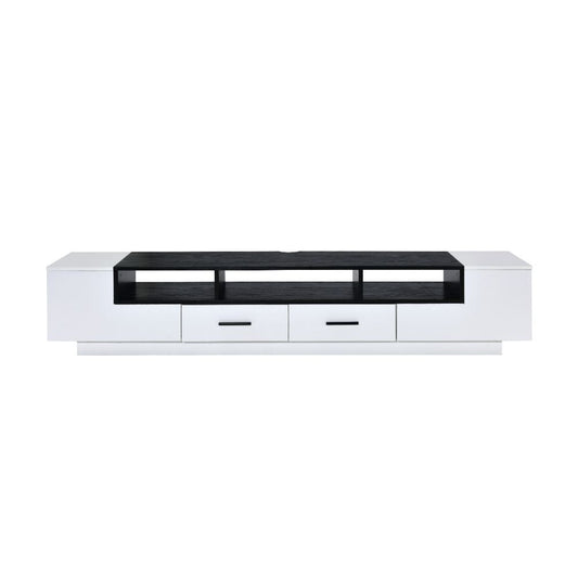 Armour - TV Stand - White & Black