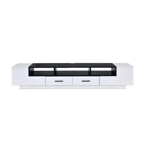 Armour - TV Stand - White & Black