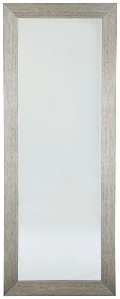 Duka - Silver Finish - Floor Mirror