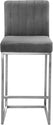 Giselle - Stool with Chrome Legs