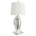 Klein - Empire Mirrored Acrylic Table Lamp - Silver