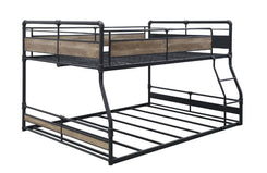 Cordelia - Bunk Bed - Antique Oak, Sandy Black & Dark Bronze Hand-Brushed Finish