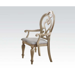 Abelin - Chair (Set of 2) - Fabric & Antique White