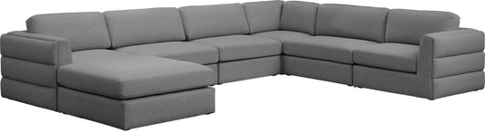 Beckham - Modular Sectional 7 Piece - Gray