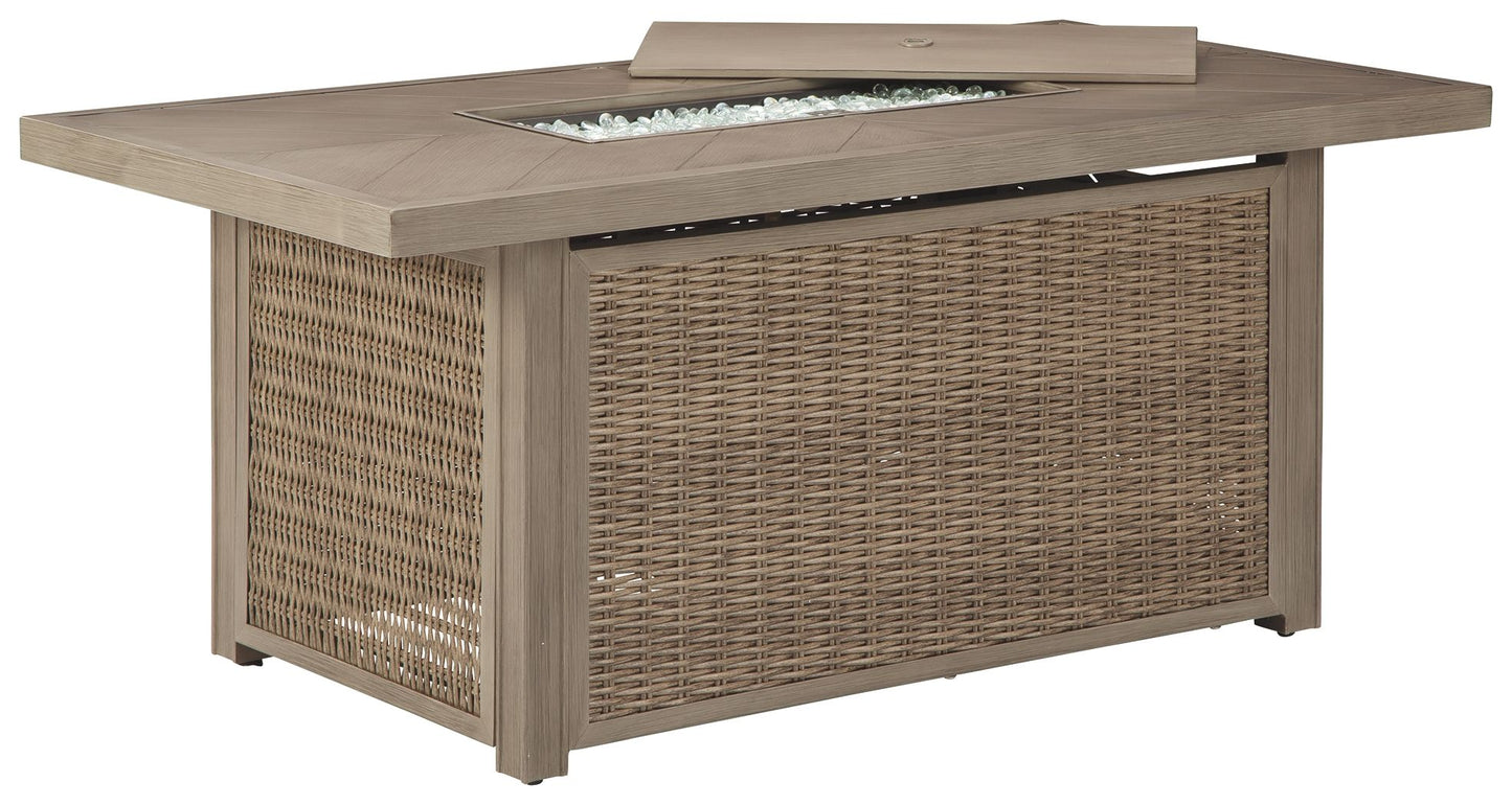 Beachcroft - Rectangular Fire Pit Table