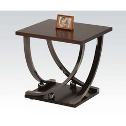 Isiah - End Table - Black Nickel