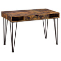 Olvera - 1-Drawer Writing Desk - Rustic Nutmeg