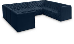 Tuft - Modular Sectional 8 Piece - Navy - Fabric