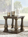 Johnelle - Gray - Rectangular End Table