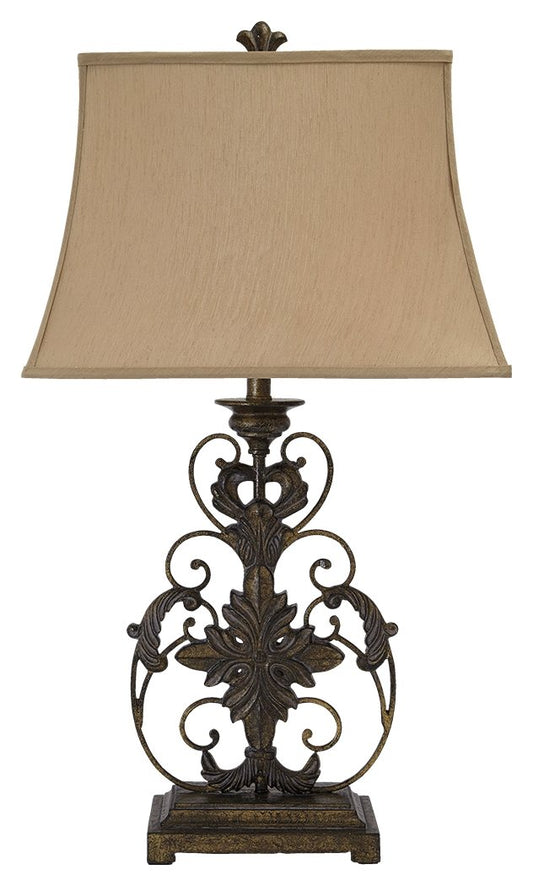 Sallee - Gold Finish - Poly Table Lamp