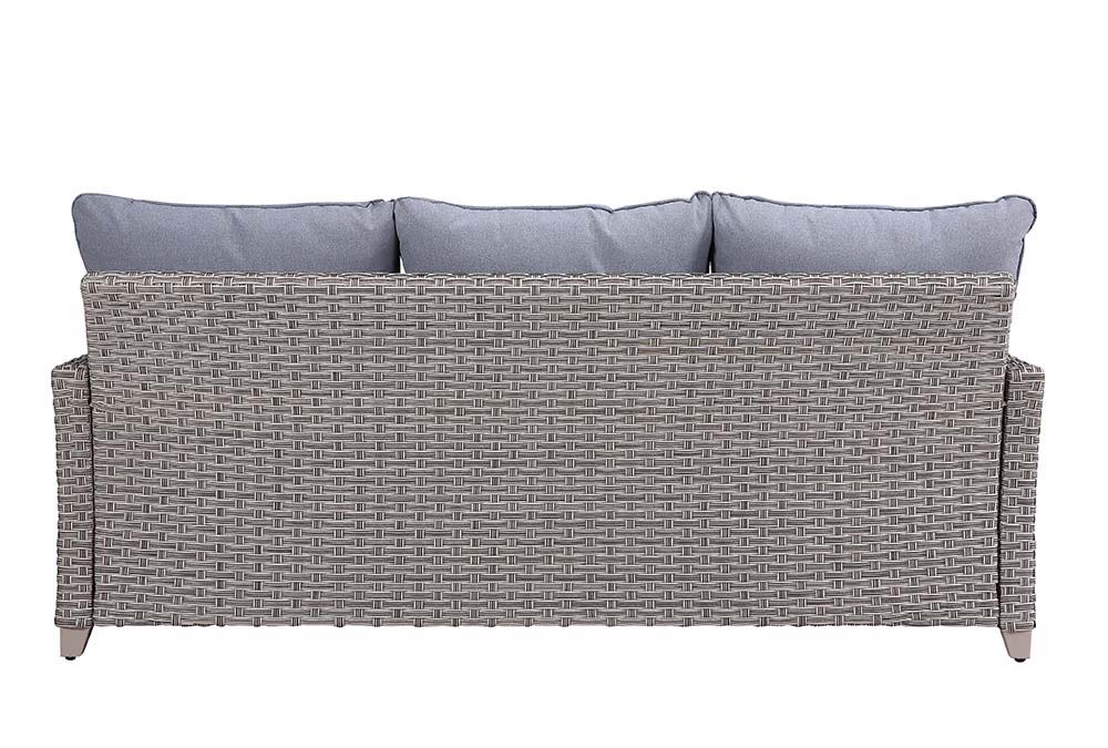 Greeley - Patio Set - Gray Fabric & Gray Finish