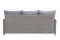 Greeley - Patio Set - Gray Fabric & Gray Finish