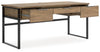 Montia - Home Office Desk, Desk Chair, Bookcase - Light Brown