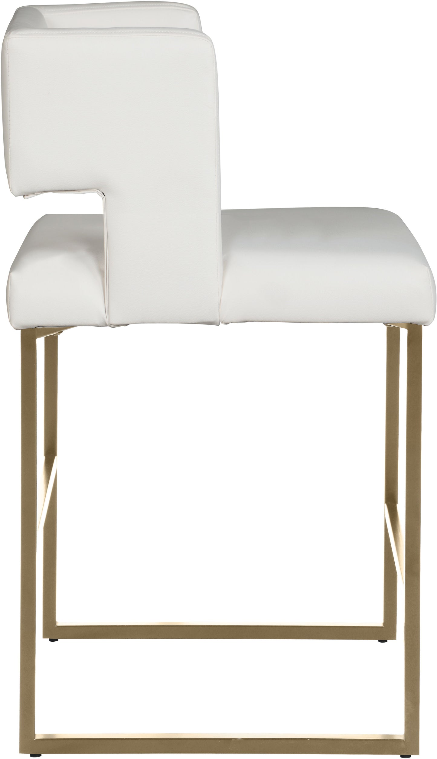 Caleb - Counter Stool with Gold Legs (Set of 2)