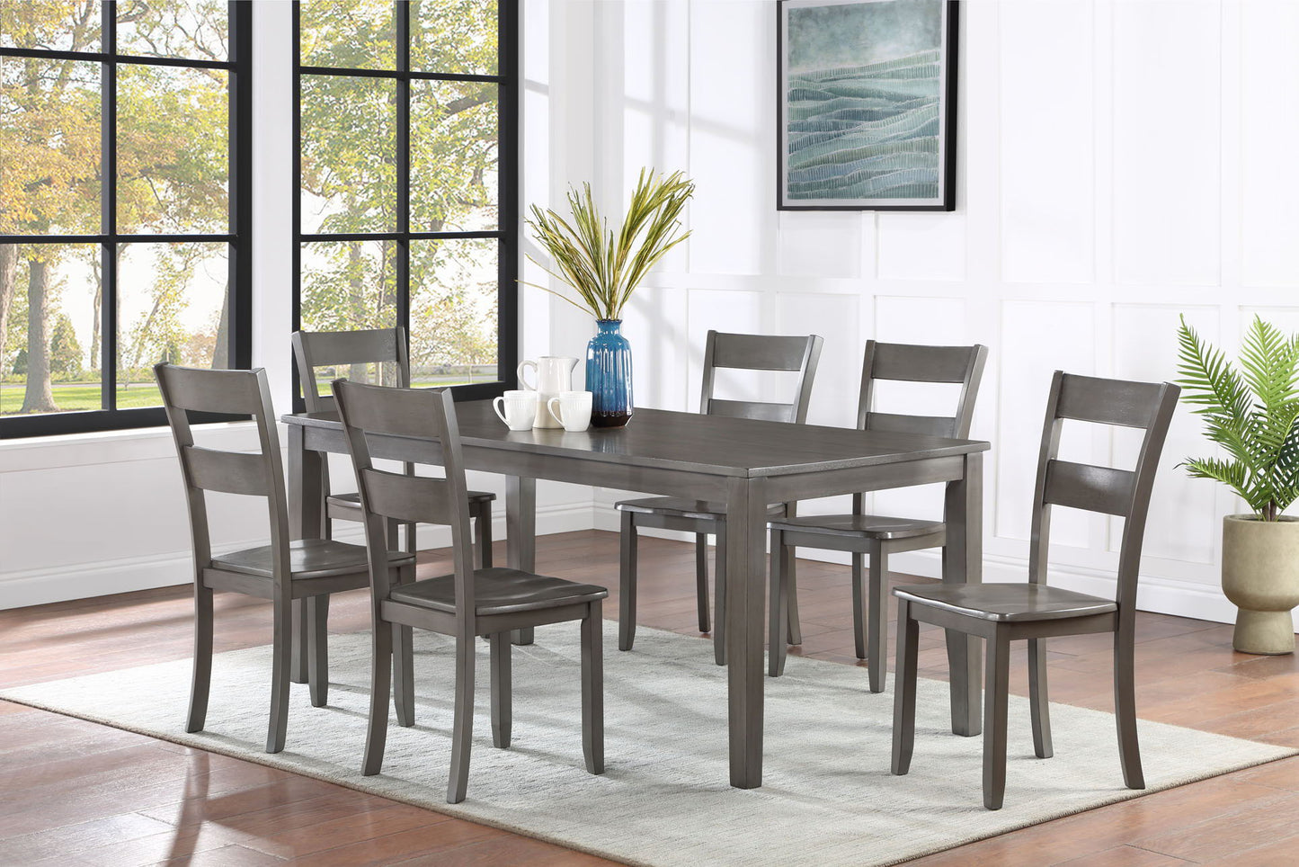 Ryan - Dining Table - Gray