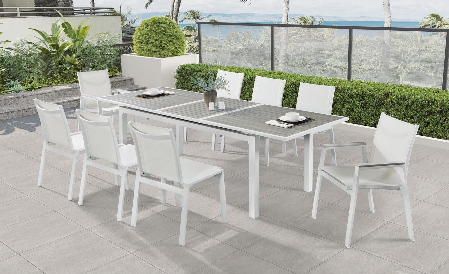 Nizuc - Outdoor Patio Extendable Dining Table