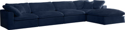 Cozy - Modular Sectional 5 Piece Cloud - Navy