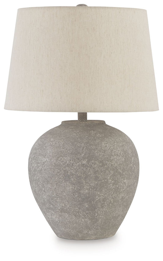 Dreward - Distressed Gray - Paper Table Lamp